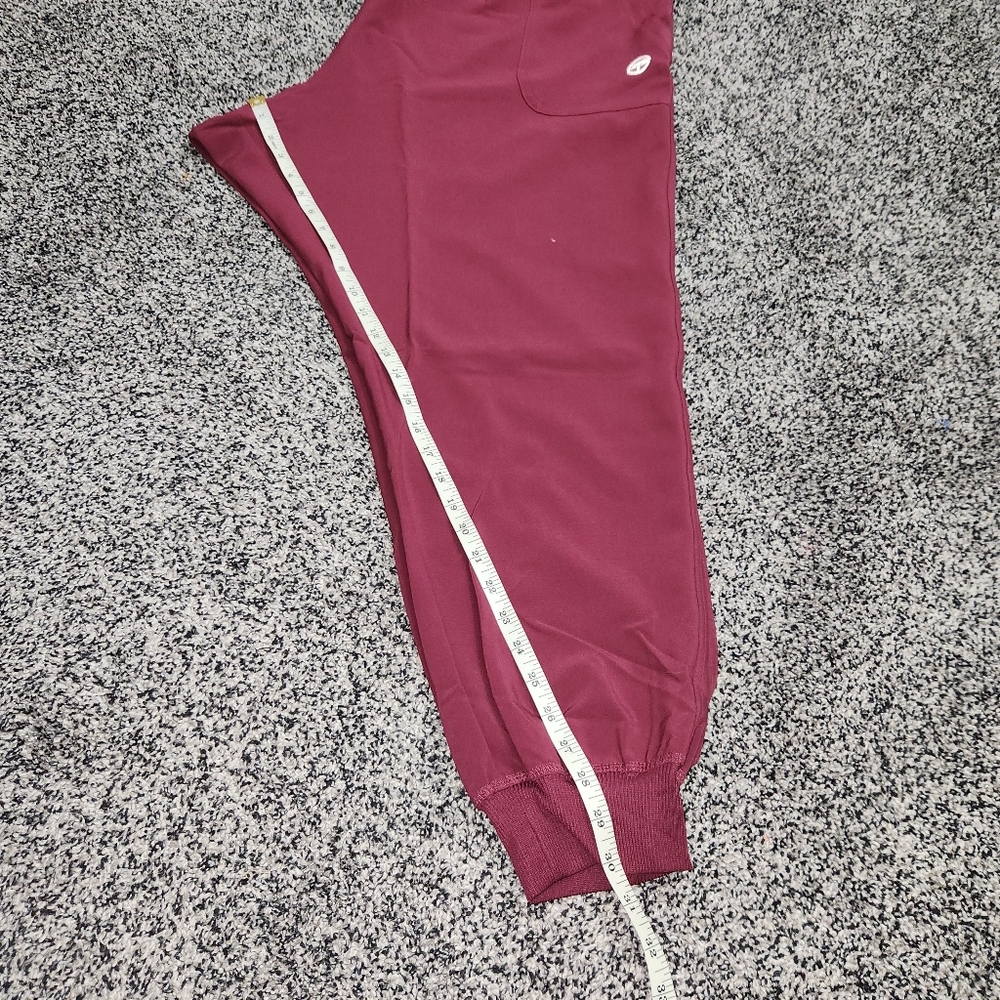 Essential Threads Jogger Pants Womens 3XL Wine Red ProAG Antimicrobial Stretch - Picture 8 of 9
